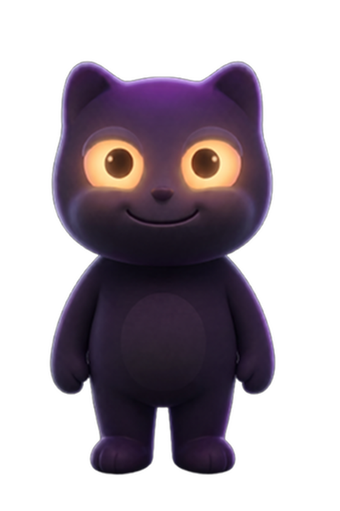 Ghost character reference — front view